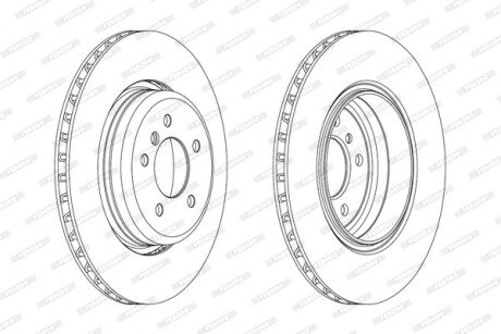 Гальмівний диск FERODO DDF2154C1