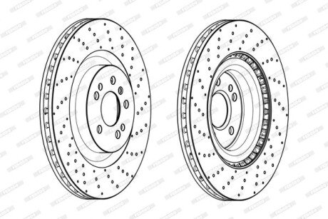 Диск гальмівний FERODO DDF2202C1