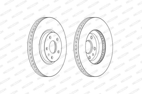 Диск гальмівний FERODO DDF2337C