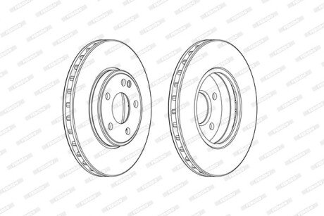 Диск гальмівний FERODO DDF2460C