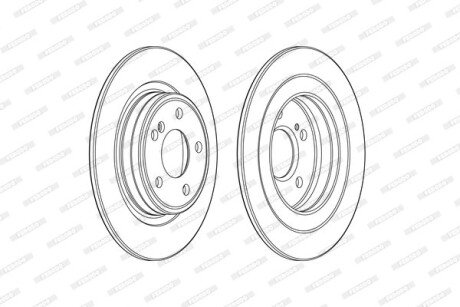 Диск гальмівний FERODO DDF2486C