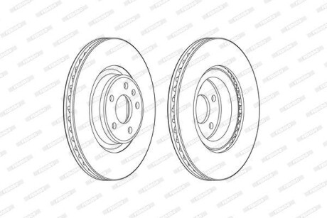 Диск гальмівний FERODO DDF2597C1
