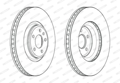 Гальмівний диск FERODO DDF2598C1