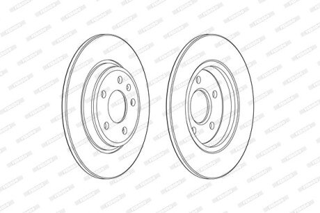 Тормозной диск FERODO DDF2599C