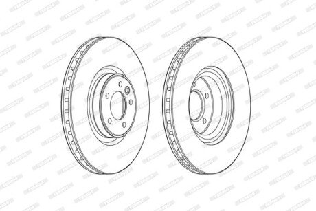 Тормозной диск FERODO DDF2601C1