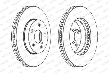 Диск гальмівний FERODO DDF992