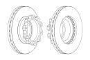 Тормозной диск FERODO FCR170A