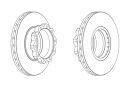 Тормозной диск FERODO FCR215A