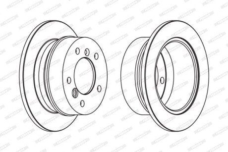 Диск гальмівний FERODO FCR230A