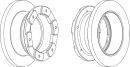 Тормозной диск FERODO FCR236A