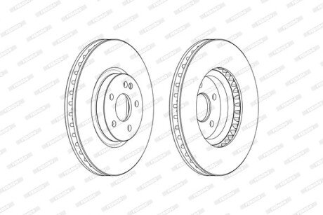 Тормозной диск FERODO FCR379A