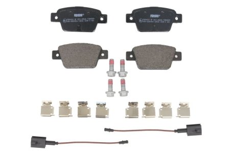 Комплект тормозных колодок, дисковый механизм FERODO FDB4829