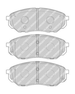 Гальмівні колодки, дискові FERODO FDB4983