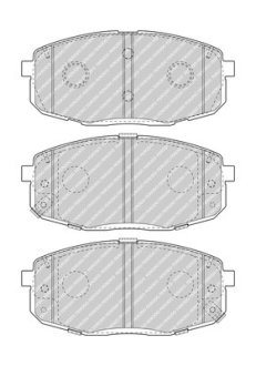 Гальмівні колодки, дискові FERODO FDB5038