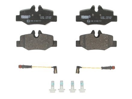 Комплект гальмівних колодок з 4 шт. дисків FERODO FVR1494