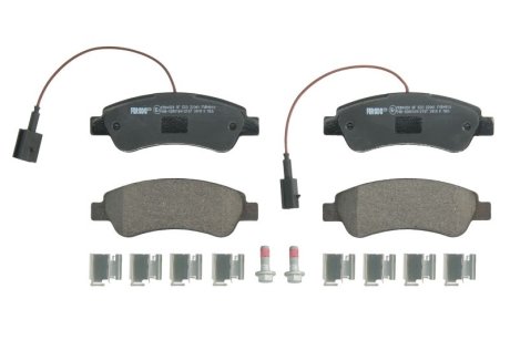 Комплект гальмівних колодок з 4 шт. дисків FERODO FVR4910