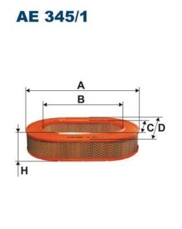 Фільтр повітря FILTRON AE3451