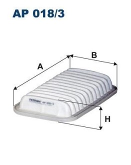 Фільтр повітряний FILTRON AP0183