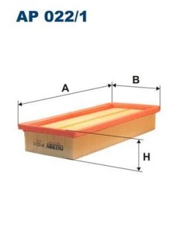 Фільтр повітряний FILTRON AP0221