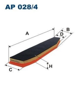 Фільтр повітря FILTRON AP0284 (фото 1)
