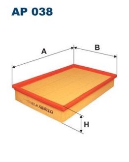 Фільтр повітря FILTRON AP038