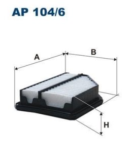 Фільтр повітря FILTRON AP1046