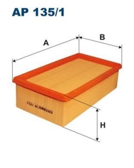 Фільтр повітря FILTRON AP1351 (фото 1)