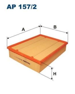 Фільтр повітряний FILTRON AP1572 (фото 1)