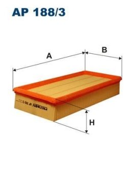 Фільтр повітря FILTRON AP1883