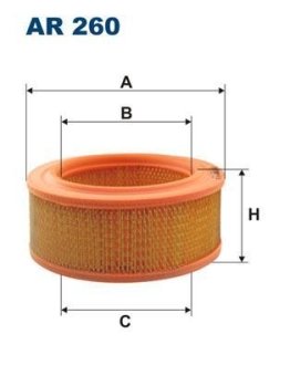 Фільтр повітря FILTRON AR260