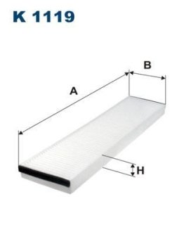 Фільтр салону FILTRON K1119