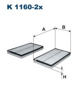 Фільтр салону FILTRON K11602X