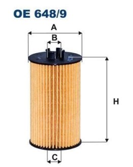 Фільтр масла FILTRON OE6489