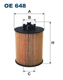 Фільтр масла FILTRON OE648