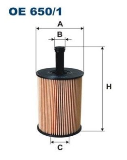 Фільтр масла FILTRON OE6501