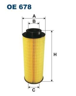 Фільтр масла FILTRON OE678