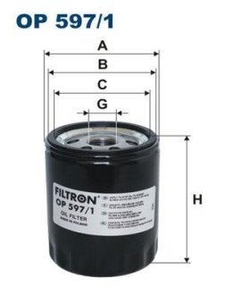 Фільтр масла FILTRON OP5971