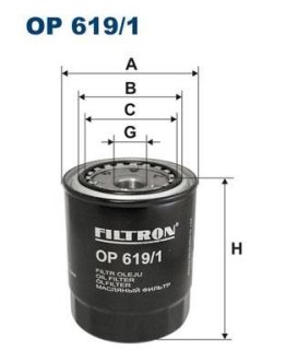 Фільтр масла FILTRON OP6191