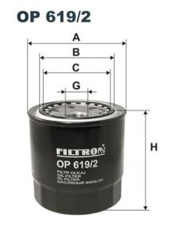 Фільтр масла FILTRON OP6192