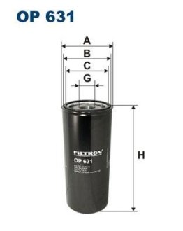 Фільтр масла FILTRON OP631