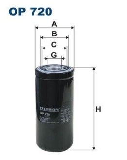 Фільтр масла FILTRON OP720