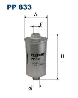 Фільтр палива FILTRON PP833