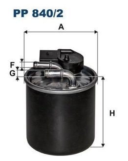 Фільтр палива FILTRON PP8402