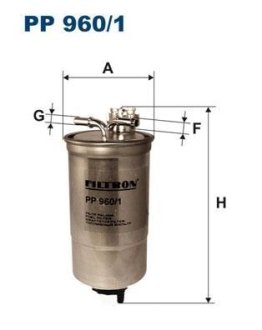 Фільтр палива FILTRON PP9601