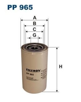 Фільтр палива FILTRON PP965