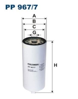 Фільтр палива FILTRON PP9677