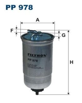 Фільтр палива FILTRON PP978