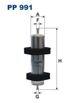 Фільтр палива FILTRON PP991