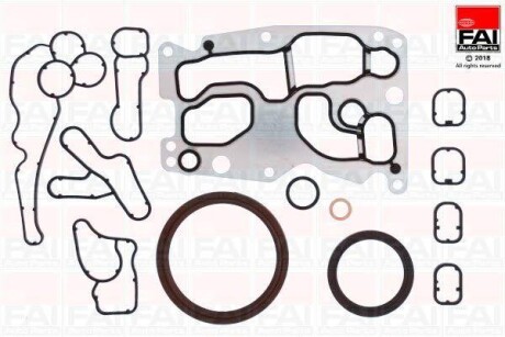 Комплект прокладок (нижній) BMW 3 (E90/F30/F80)/5 (F10) 07-18 N47 D20 FAI AUTOPARTS Fischer CS1756