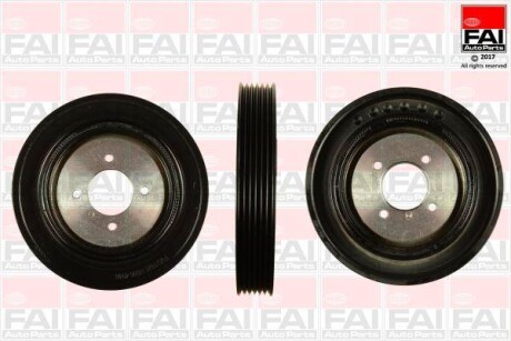 FAI CITROEN Шкив колен. вала Berlingo 1.9d 98-, Jumpy 1.9d 98-, Peugeot 306 1.9 FAI AUTOPARTS Fischer FVD1026